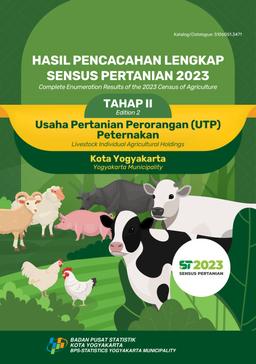 Complete Enumeration Results Of The 2023 Census Of Agriculture - Edition 2 Livestock Individual Agricultural Holdings Yogyakarta Municipality