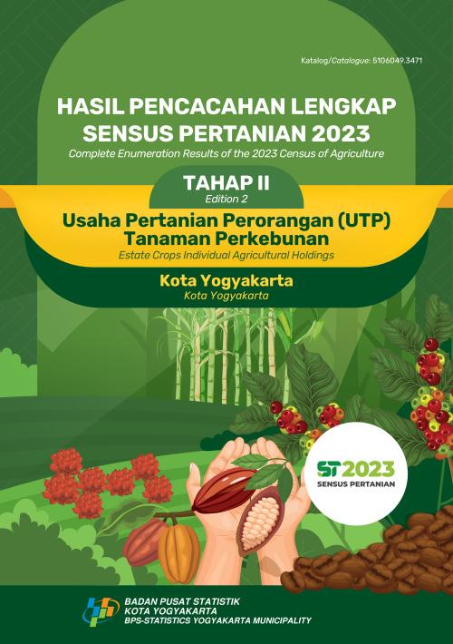 HASIL PENCACAHAN LENGKAP SENSUS PERTANIAN 2023 TAHAP II : Usaha Pertanian Perorangan (UTP) Perkebunan Kota Yogyakarta