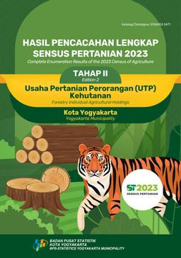 Complete Enumeration Results Of The 2023 Census Of Agriculture - Edition 2 Forestry Individual Agricultural Holdings Yogyakarta Municipality