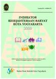 Indikator Kesejahteraan Rakyat Kota Yogyakarta 2009