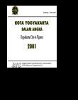 Kota Yogyakarta Dalam Angka 2001