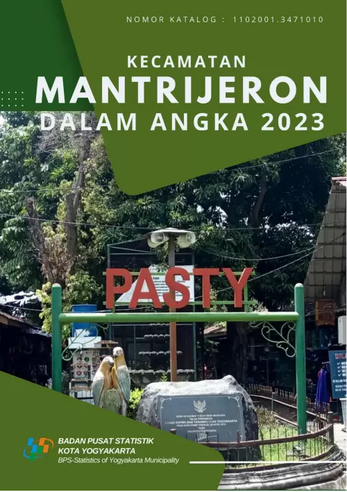 Kecamatan Mantrijeron Dalam Angka 2023